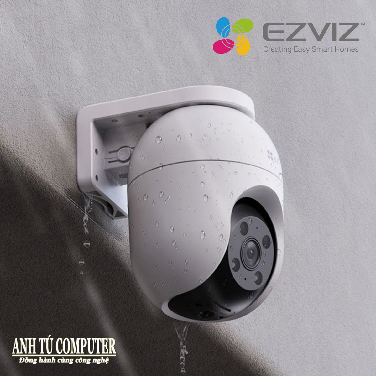 Camera WiFi EZVIZ C8C 2K+ 4MP, quay quét thông minh