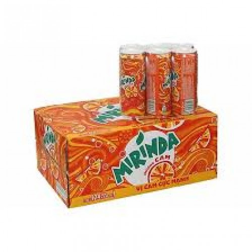Thùng 24 Lon Nước Ngọt Mirinda Cam