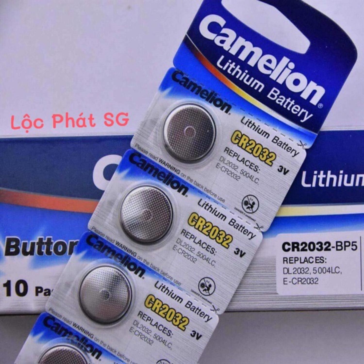 Pin CR2032 Camelion 3V Lithium, Pin Cmos (1 viên)