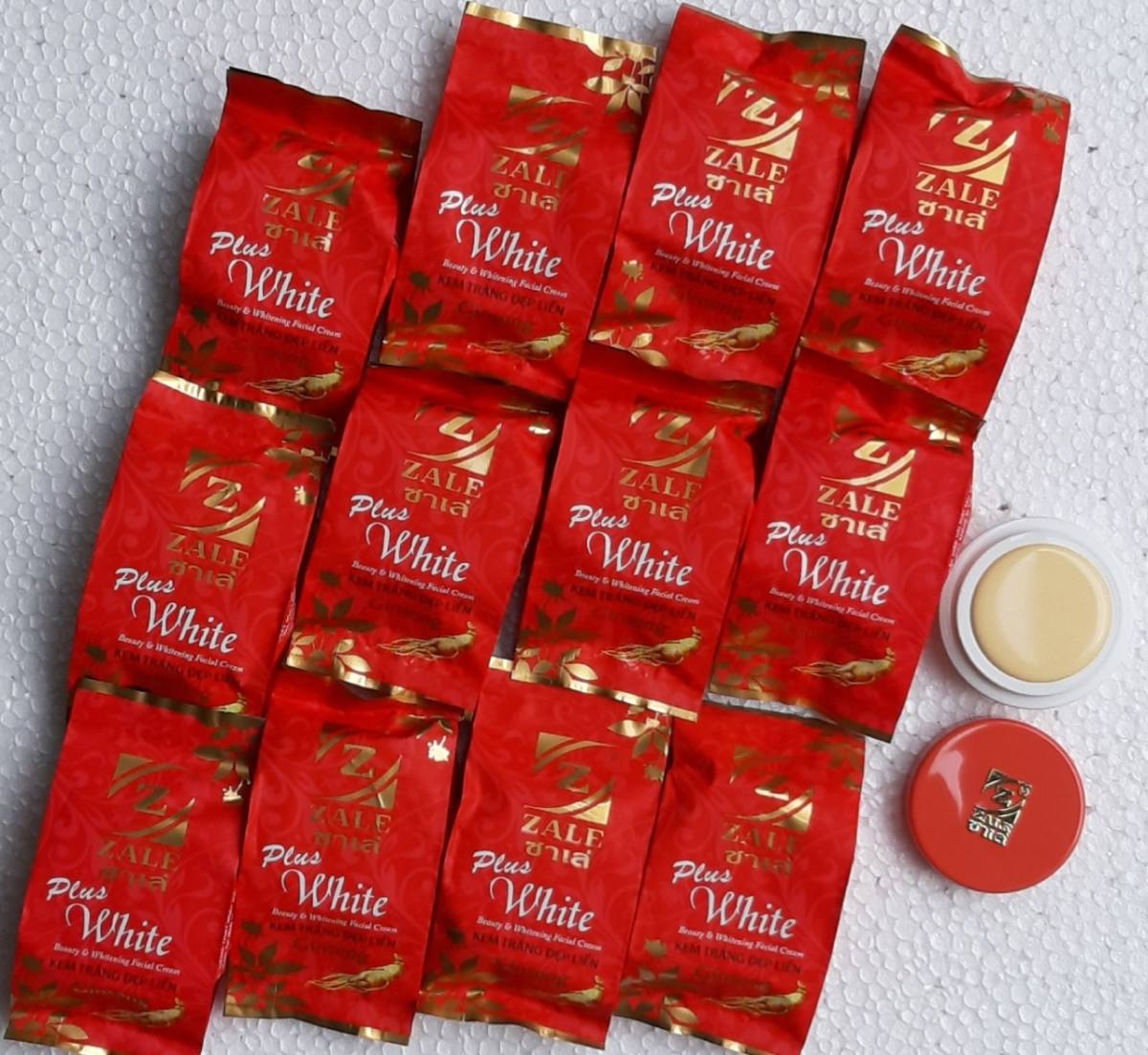 [HCM]Kem Zale đỏ Thái Lan combo 3 hủ
