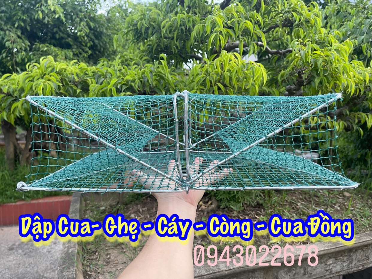 (Combo 2 chiếc) Lồng bẫy cua - Dập Bãy Cua Ghẹ biển