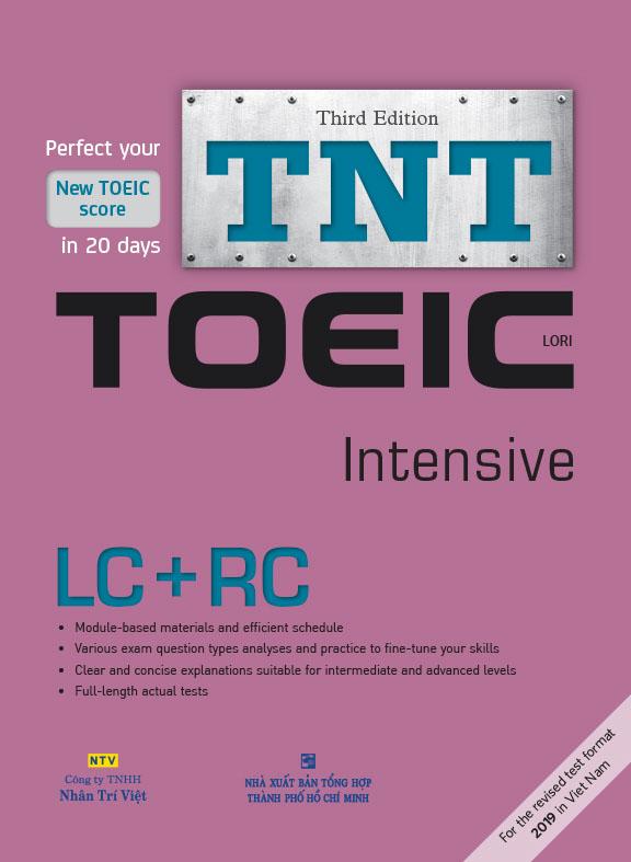 HCMSách - TNT TOEIC Intensive LC + RC Third edition - 2019 format