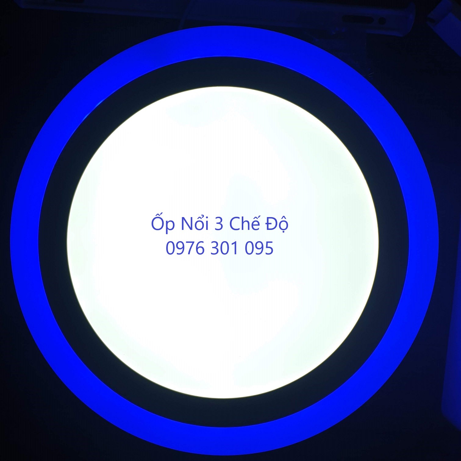 Đèn Led Ốp Nổi 3 Chế Độ [ Viền Màu ]