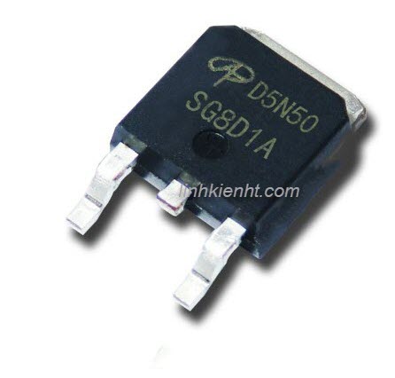 5 con mosfet n-channel aod5n50 d5n50 5n50 5a 500v to-252 mới