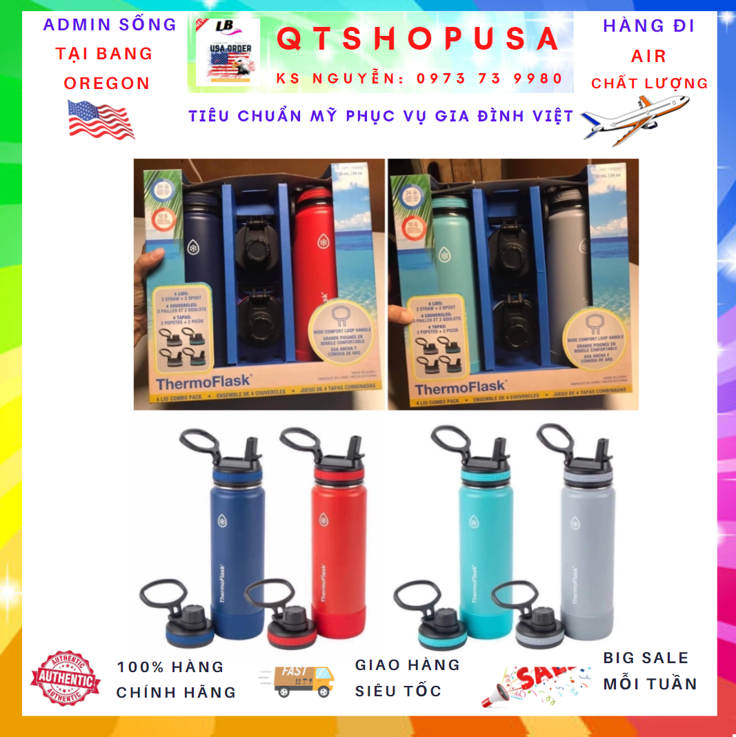 Bình Giữ Nhiệt thermoflask 710ml 1200ml mẫu mới