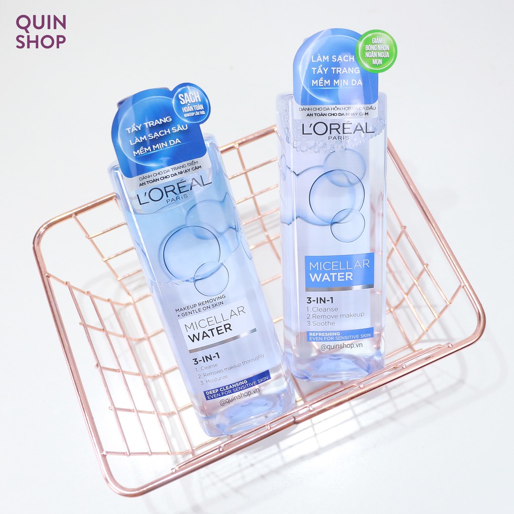 [HCM]Nước Tẩy Trang Loreal Micellar Water 3 In 1