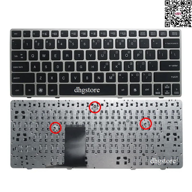 Hp kindle 2560, 2560p, 2570, 2570p laptop keyboard