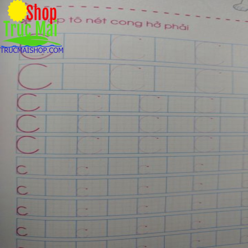Vở tập tô nét cơ bản