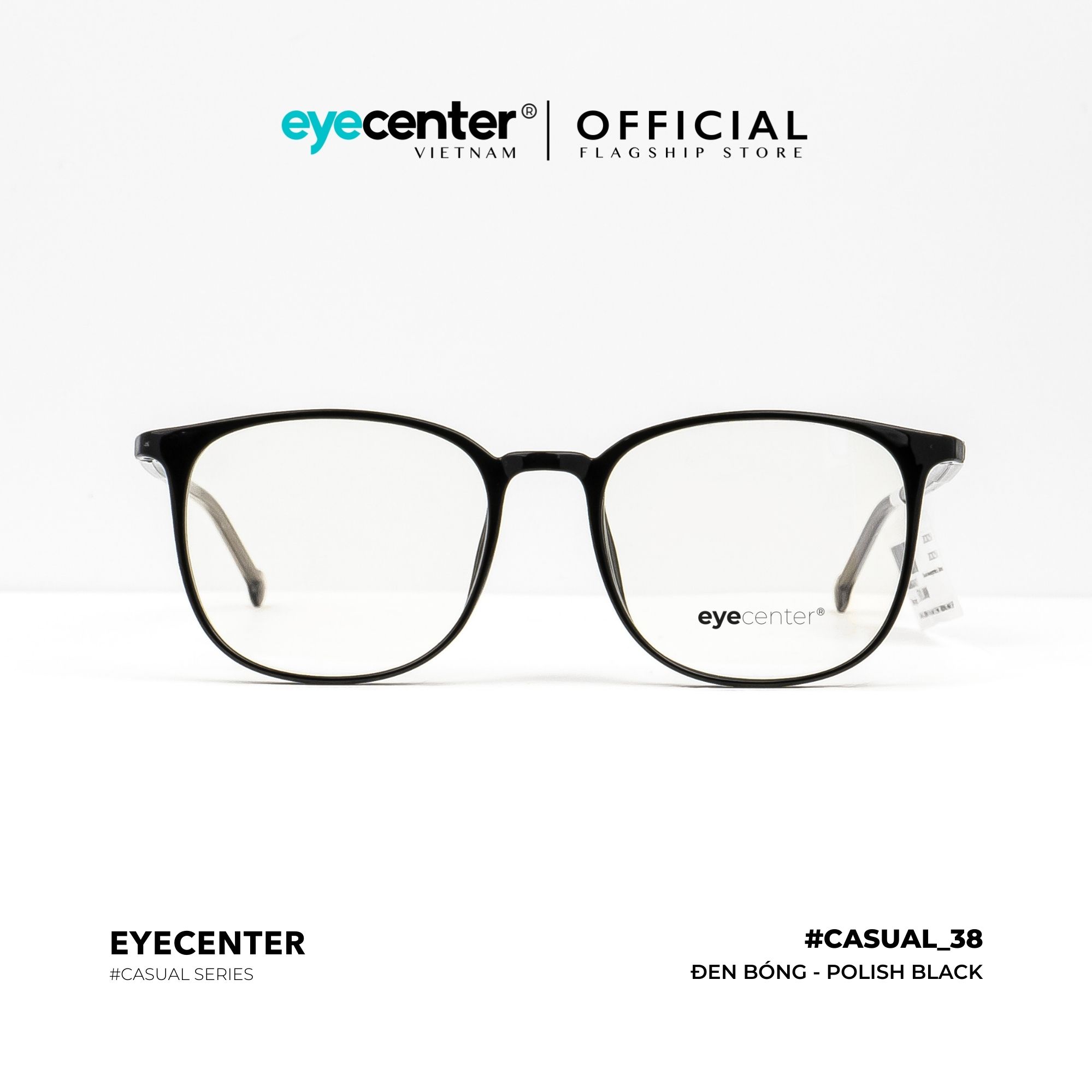 Gọng kính cận nữ chính hãng EYECENTER K26 lõi thép chống gãy cao cấp nhập khẩu by Eye Center Vietnam