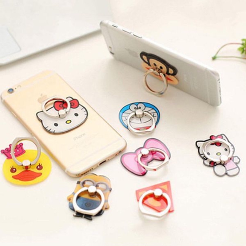 Giá đỡ điện thoại Iring - Ring nhẫn hình cute