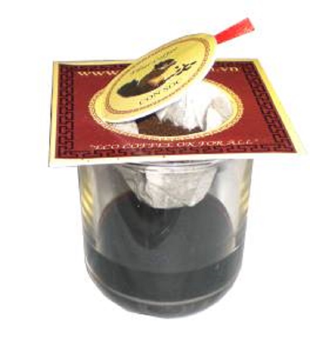 [Hộp XANH 10 phin] CÀ PHÊ PHIN GIẤY [VN] CON SOC Pure Arabica Paper Filter Coffee