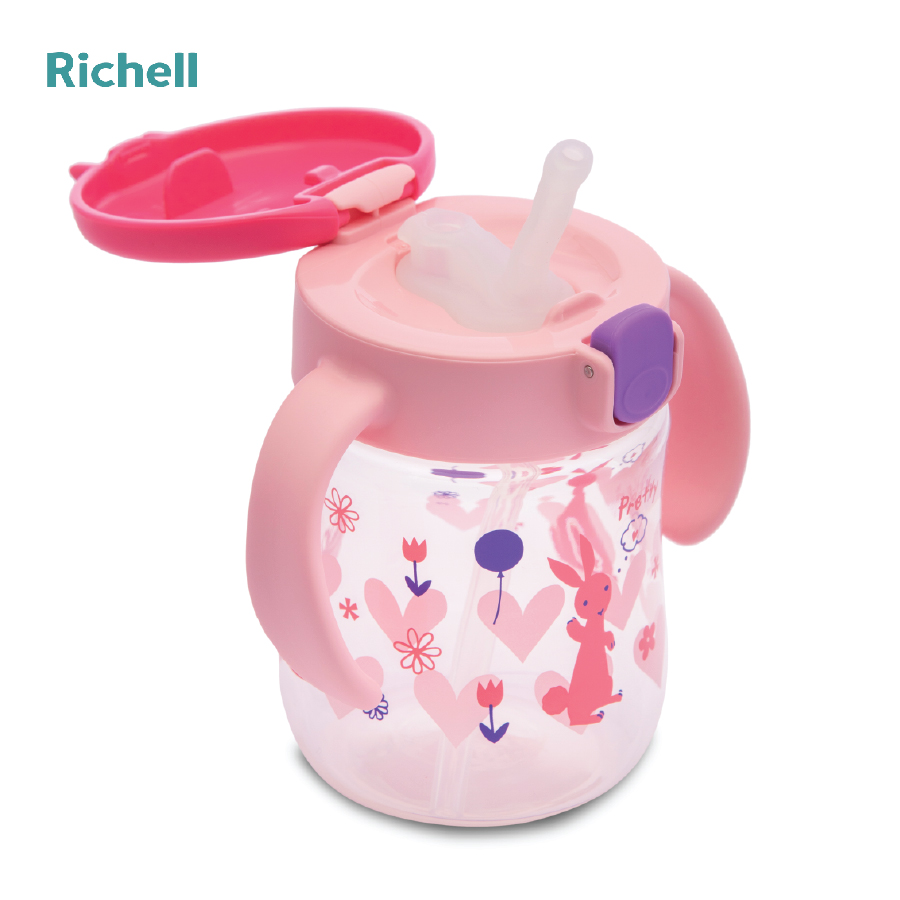 CỐC ỐNG HÚT T.L.I RICHELL (HỒNG)