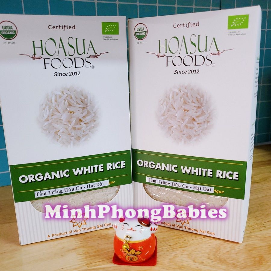 Gạo Tấm Trắng Hữu Cơ Hoa Sữa 1kg