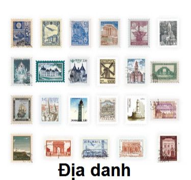 Set 46 Sticker Tem Thư Dán Trang Trí Planner, Scrapbook Nhiều Mẫu