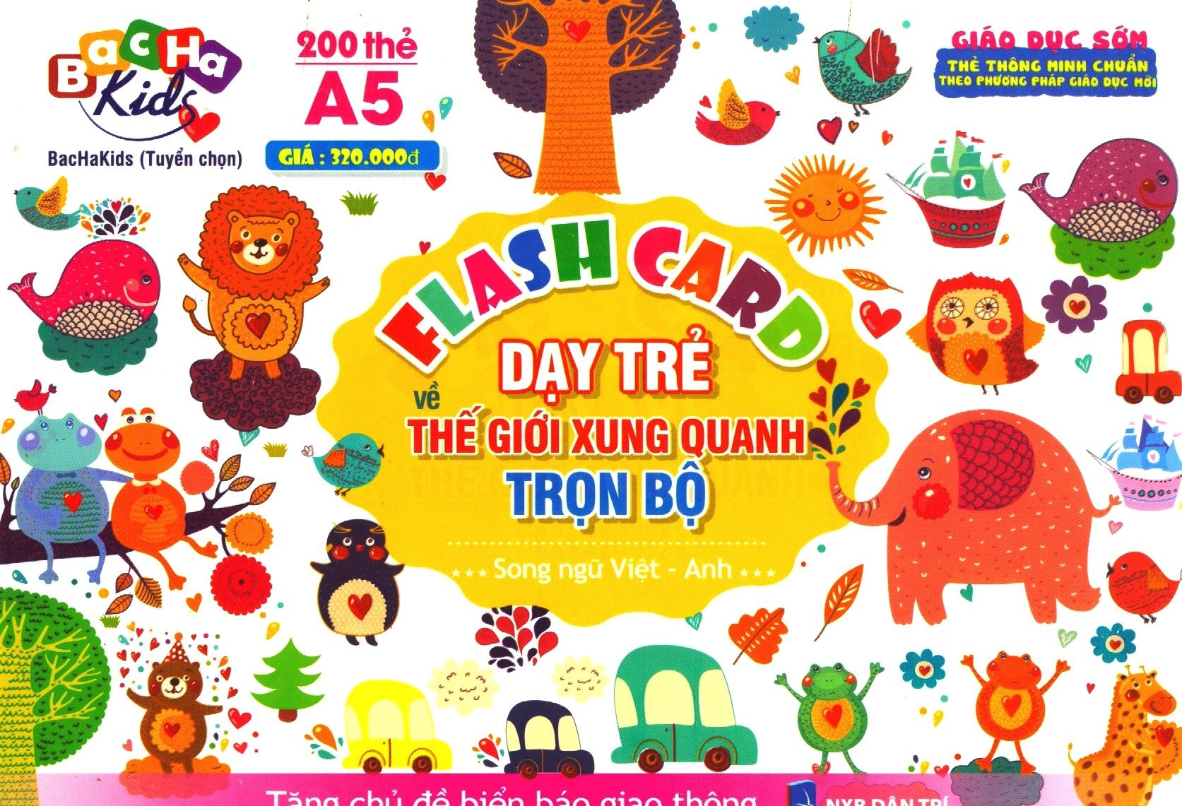 Flash card dạy trẻ về thế giới xung quanh - trọn bộ