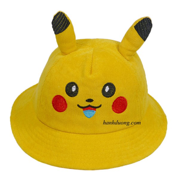 Nón vành pikachu cho bé - mũ vành dể thương