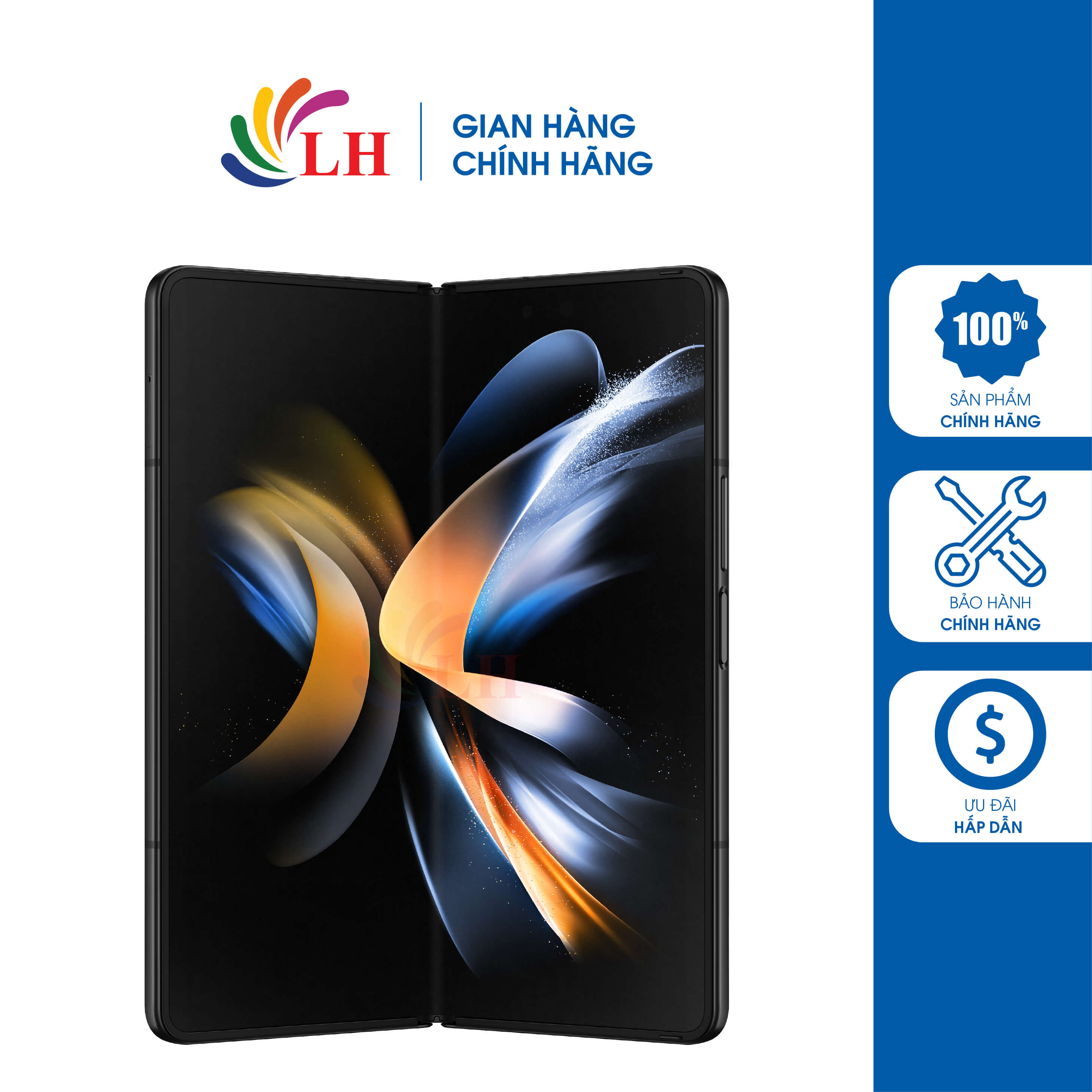 Điện thoại Samsung Galaxy Z Fold4 5G  - Hàng chính hãng - Màn hình rộng rãi, thoải mái, dung lượng pin lớn