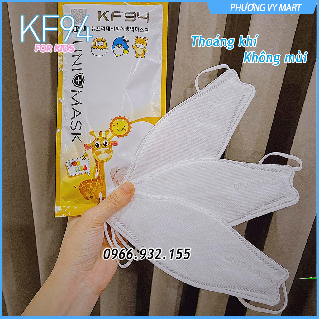 10 chiếc khẩu trang trẻ em 4 lớp KF94 UNI MASK