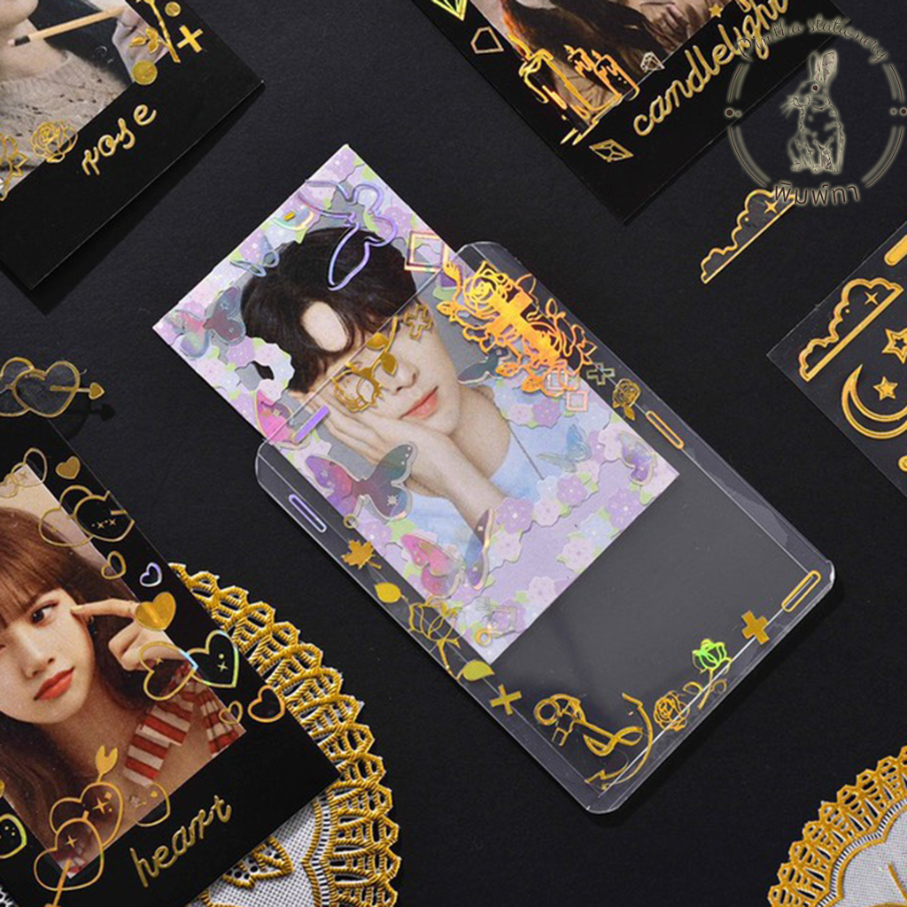 Sticker Hologam Trang Trí Toploader Nhiều Hình Độc Đáo