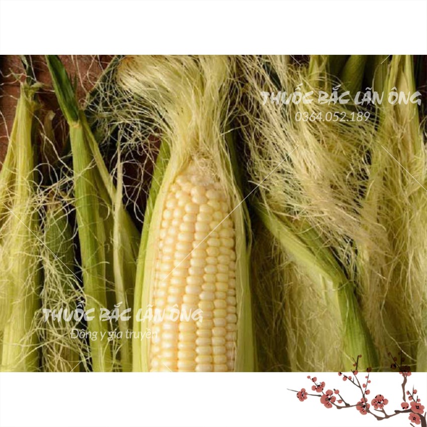 Râu ngô khô 100g, râu bắp, dâu ngô khô, dùng nấu nước sâm, thanh nhiệt, giải khát, mát gan, lợi tiểu