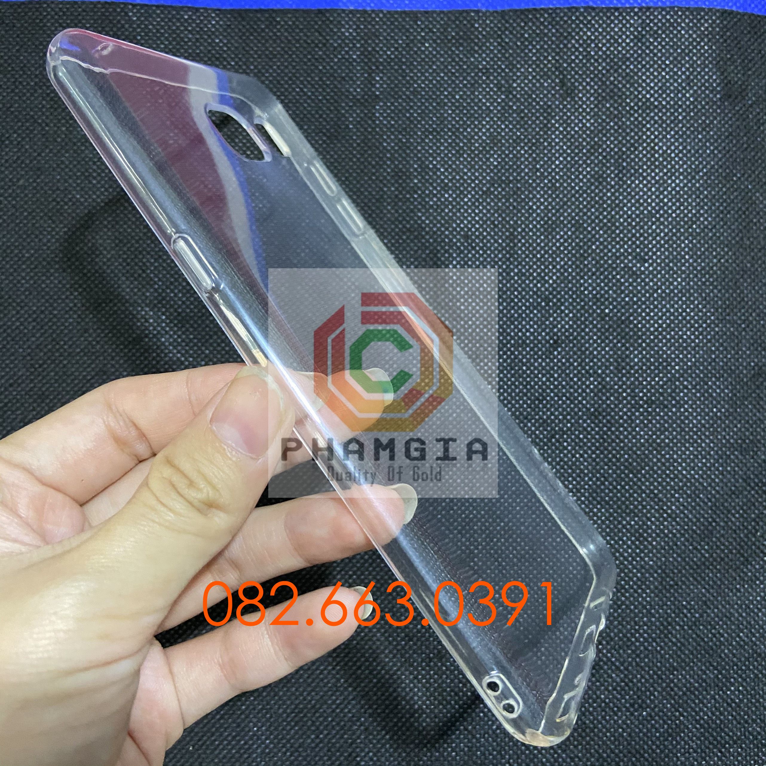 Ốp lưng Samsung C9 pro dẻo trong suốt