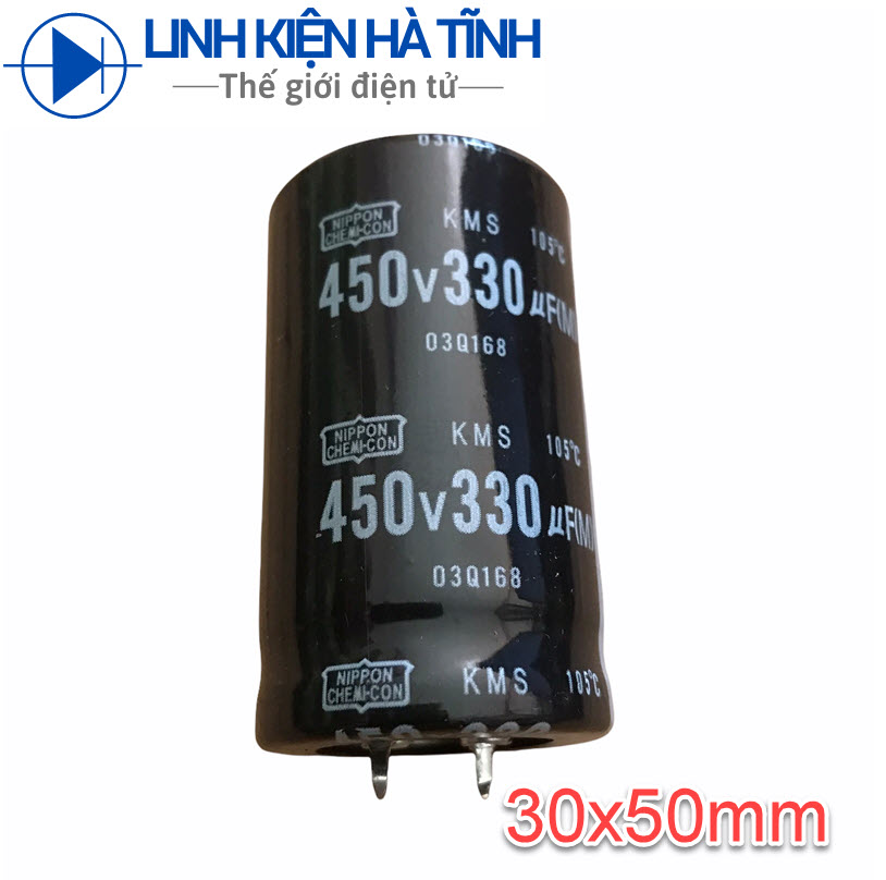 Tụ hóa 330uf 450v 330uf450v tụ 450v 330uf