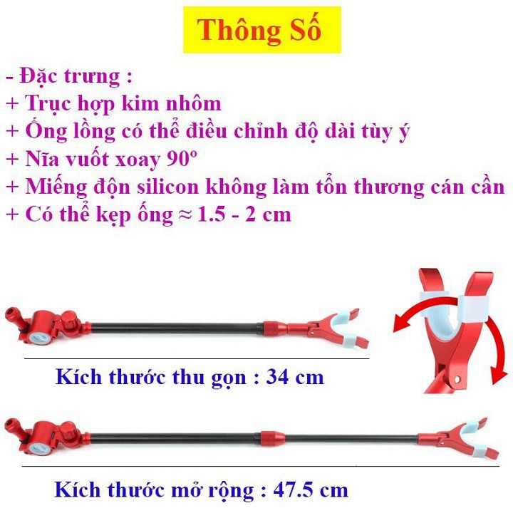 Ngoe gác cần, gác phụ cao cấp