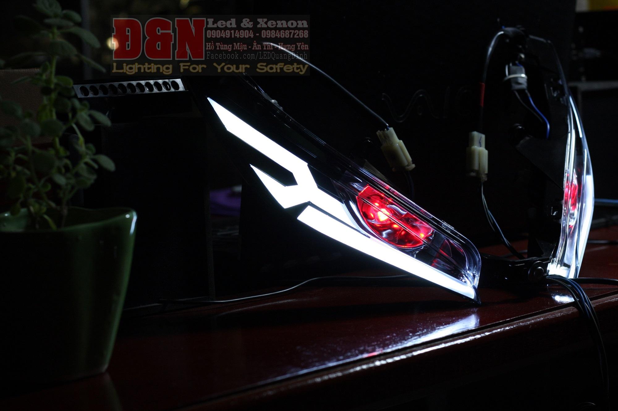Exciter 135 LED Audi Mẫu Blade (Bao Gồm Cả Cụm Chóa Đèn)