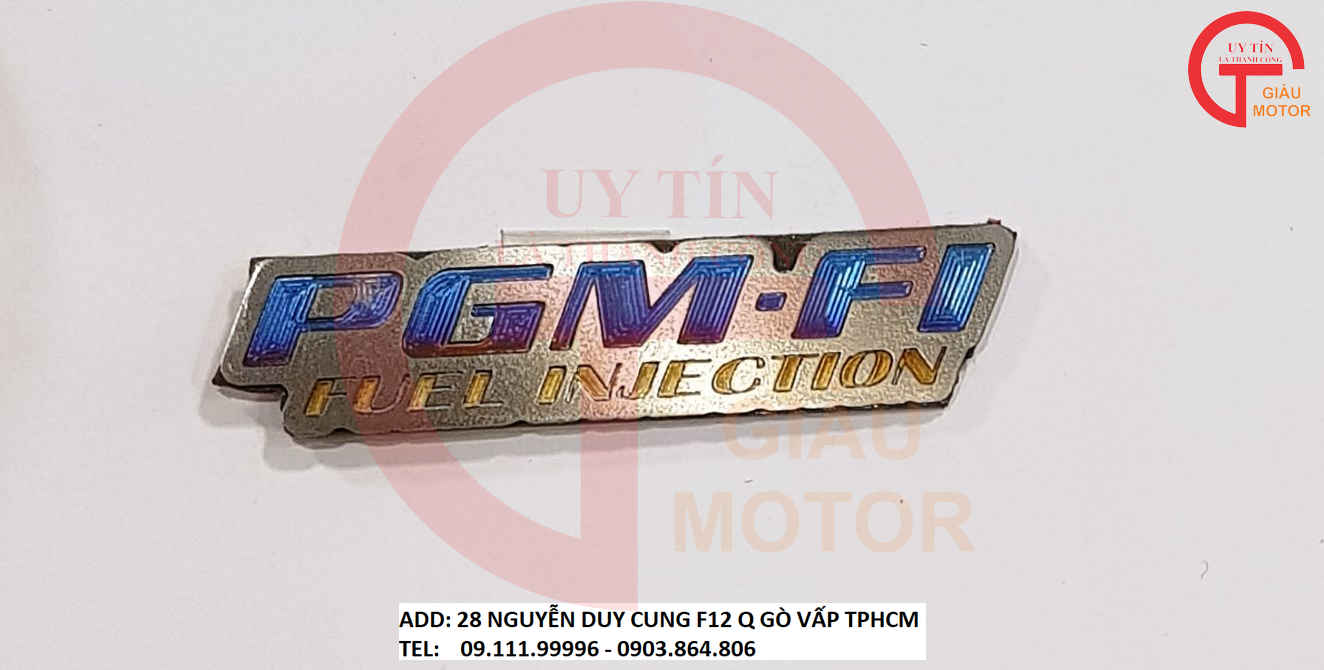 TEM TITAN LOGO PGM-FI DÀY DẶN
