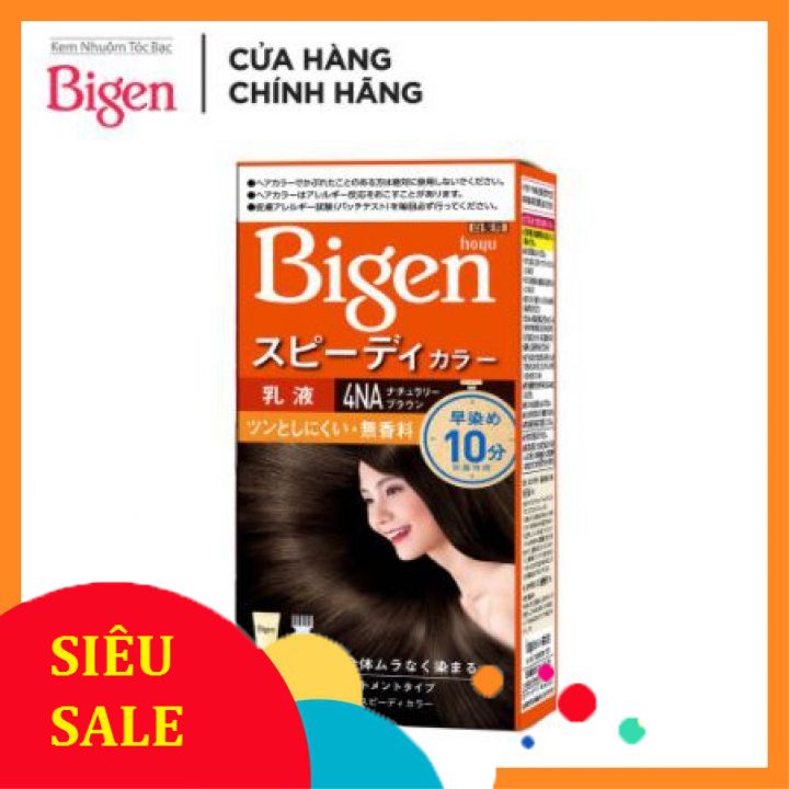 Nhuộm Tóc phủ bạc Bigen Speedy Color Milky 80ml