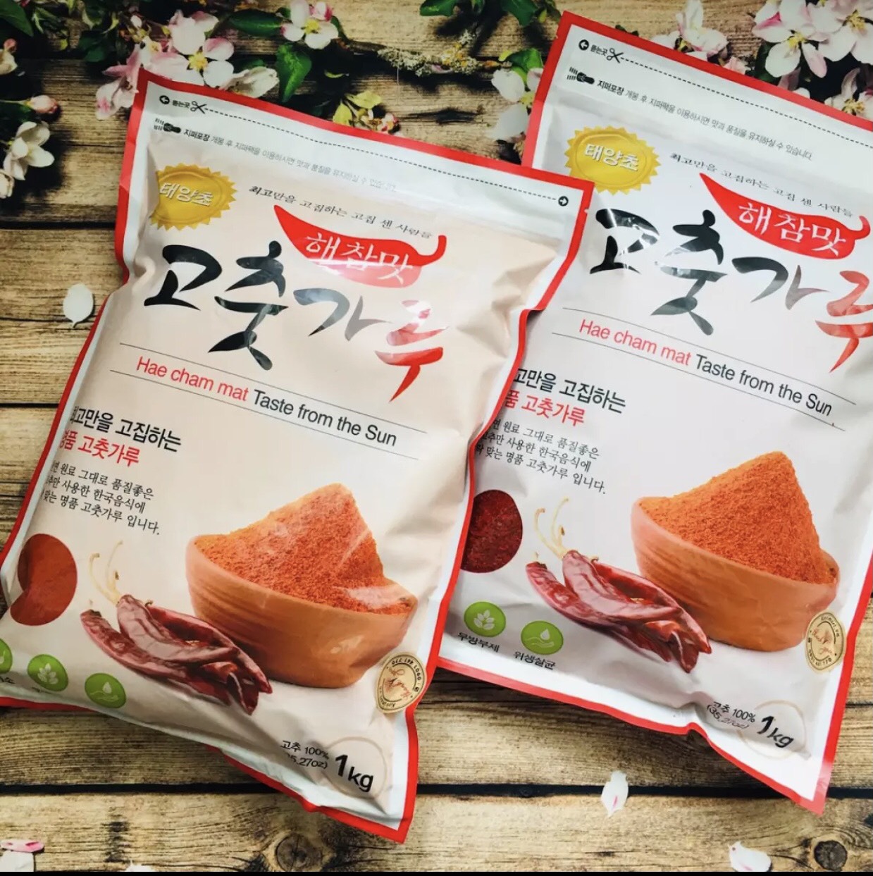 1KG ỚT BỘT HAECHAM NHẬP KHẨU HÀN QUỐC (ỚT LÀM KIM CHI) - DATE MỚI