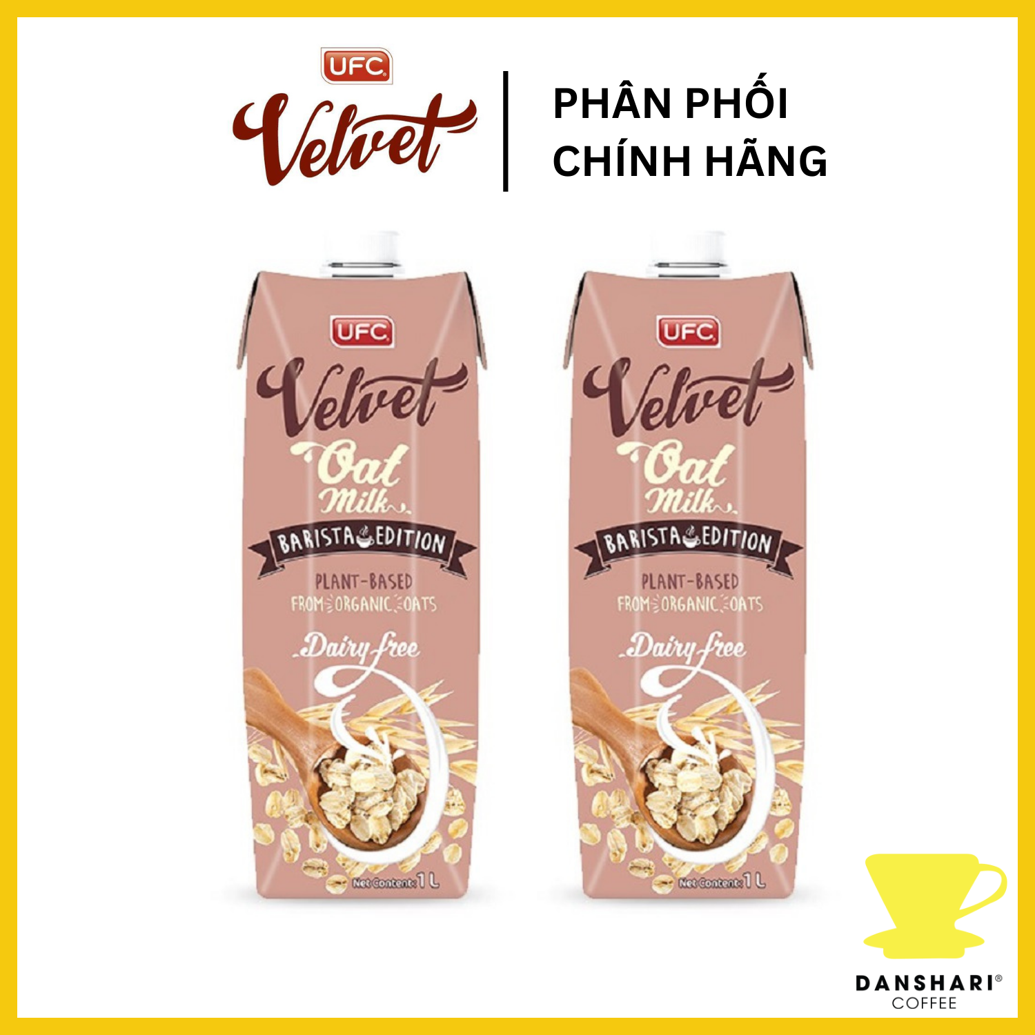 Sữa Yến Mạch, Hạnh Nhân, Dừa, Chocolate UFC Velvet (2 x 1L)
