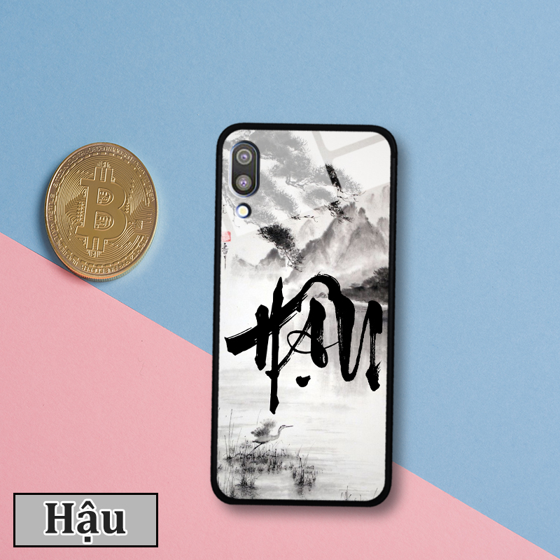 Ốp lưng Samsung Galaxy M10 in 3D chữ thư pháp
