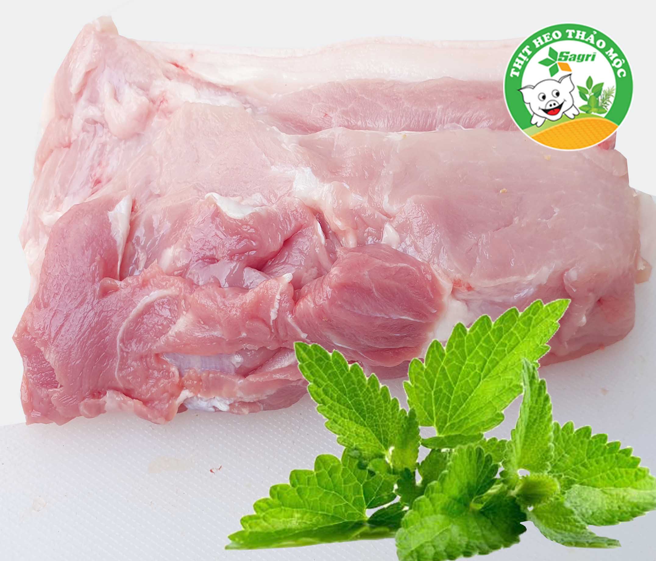Thịt đùi heo Thảo mộc 1kg - [Giao Ngay Tại HCM]