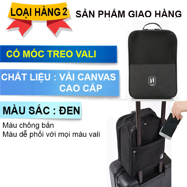 Túi Giày Túi Giày 3 Ngăn Túi Đựng Vật Dụng Túi Chống Nước Túi Chống Thấm Túi Quần Áo Đồ Lót