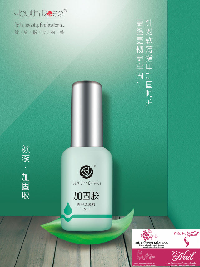 Bộ Hoa hồng ( Top +Base Liên kết + Cứng móng)