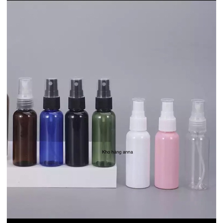Chai nhựa 50ml -chai 50ml xịt - chai có đầu xịt