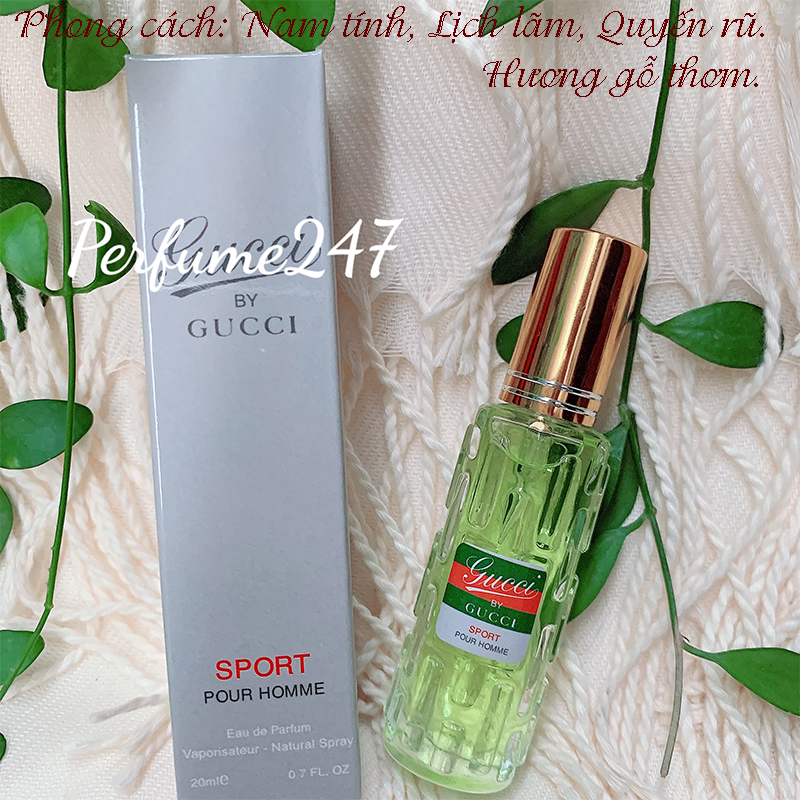 [HCM]NƯỚC HOA NAM MINI CHIẾT PHÁP 20ML (MÙI NGẪU NHIÊN)