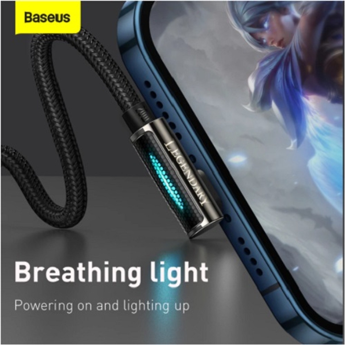 Cáp sạc nhanh Baseus Legend Series Elbow Fast Charging (Data Cable Type-C to iP PD 20W 1m Black)