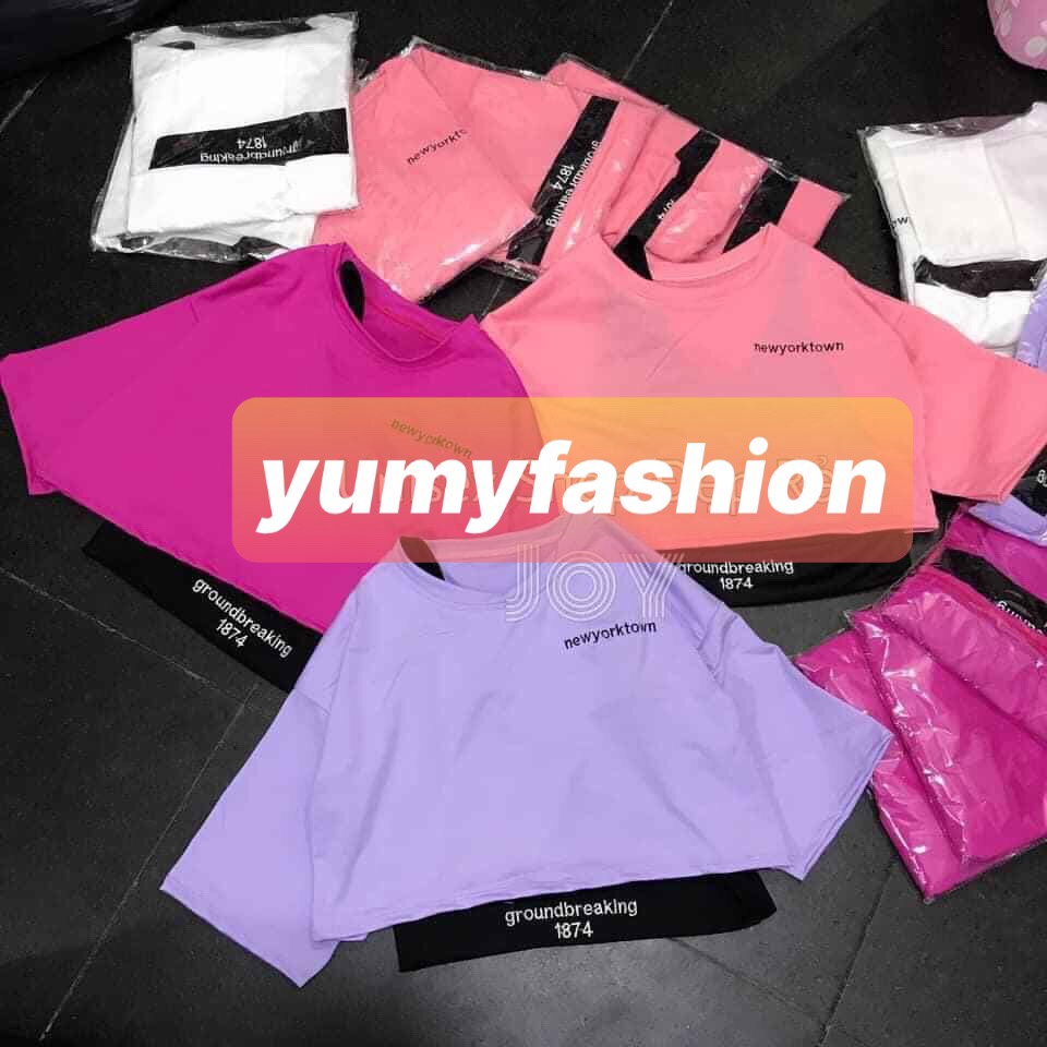 [HCM]Áo croptop áo croptop nữ kèm bra