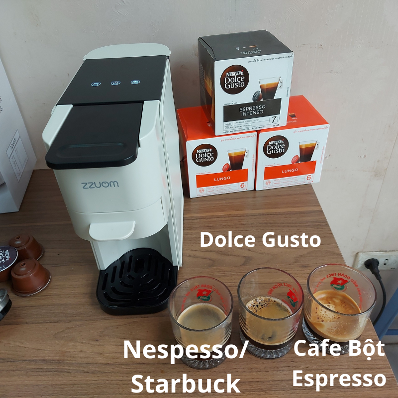 Máy Pha Cafe Viên Nén, Máy Pha Cà Phê Đa Năng ZZUOM CM6891
