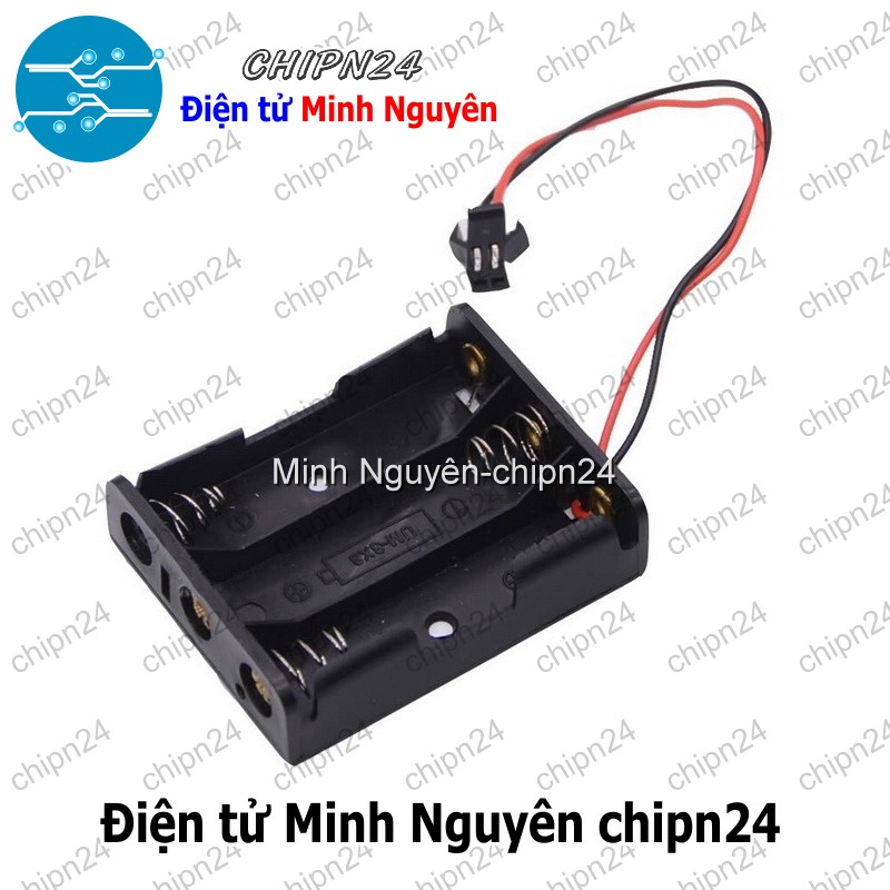 [1 cái] (C19) Hộp Đế pin 3 viên AAA - HH001540
