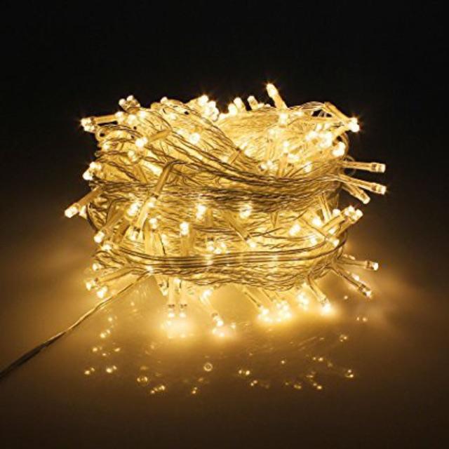 Combo 10 dây đèn Led không chớp màu vàng nắng 7m, chuyên dùng trang trí noel, lễ têt, giáng sinh, sinh nhật, sự kiện, quán cafe ngoài trời hoặc trong nhà