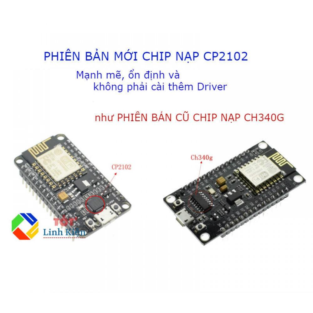 KIT Thu Phát WiFi NodeMcu Lua ESP8266 CP2102