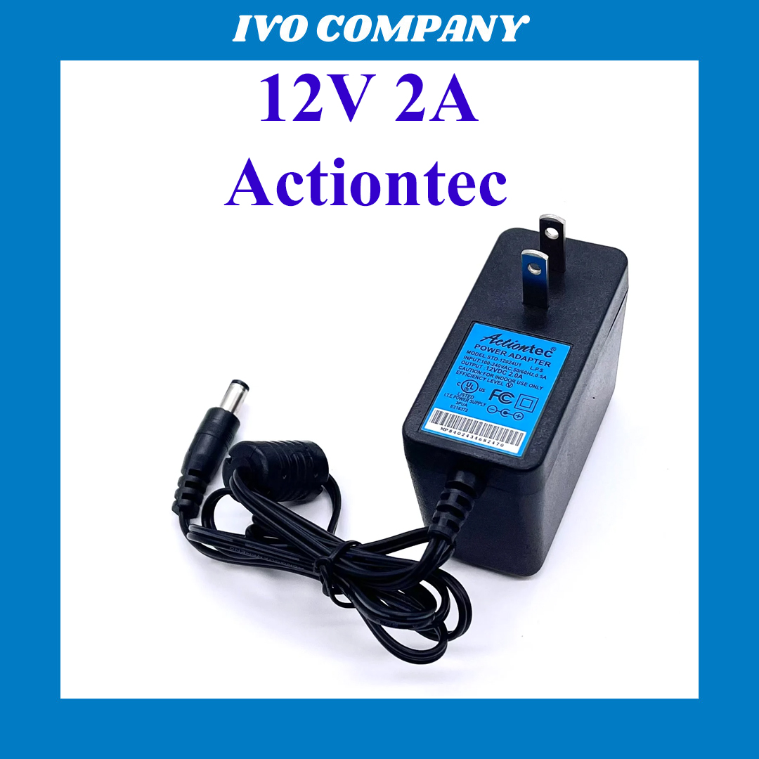 Nguồn 12V 2A Có Đèn Báo Adaptor Actiontec
