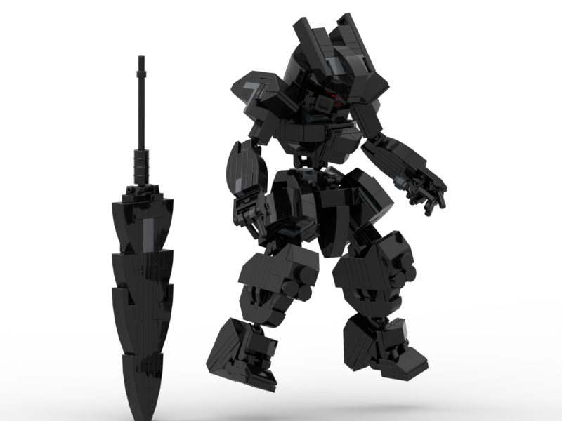 Đồ chơi lắp ráp Mech Robot Kuro