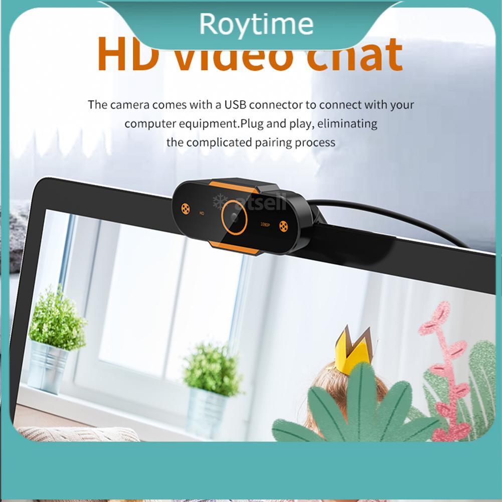 ROY 2K Webcam Full HD 1080P Web Camera For Computer USB webcam with microphone Auto focus webcams