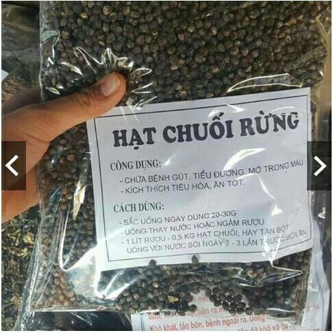 500g hạt chuối hột rừng