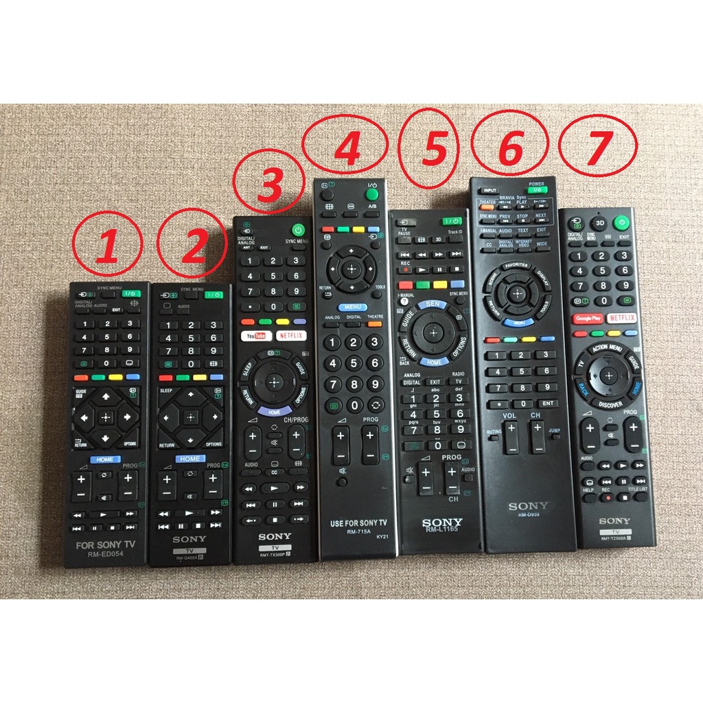 [HÀNG CAO CẤP]  Remote điều khiển tivi sony các dòng LCD/LED/SMART