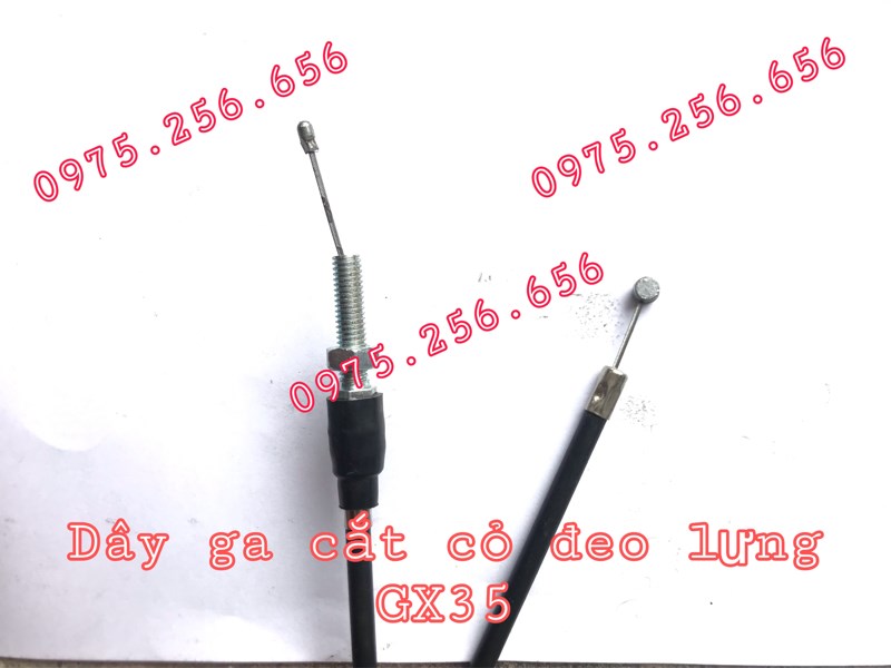 Dây ga cắt cỏ đeo lưng gx25/35 dây ga máy phát cỏ đeo lưng